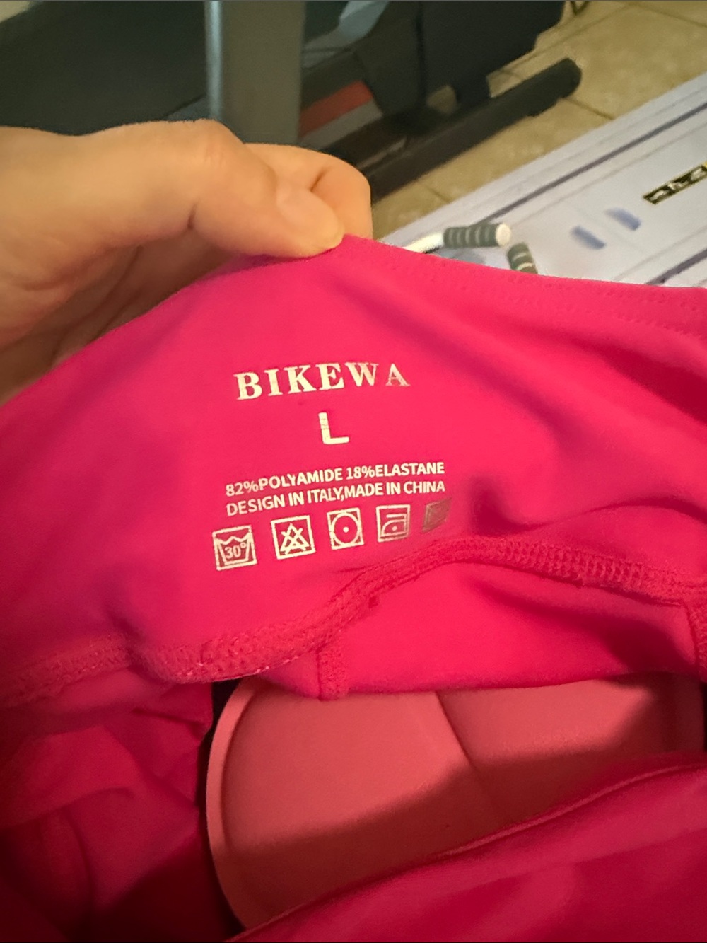 BIKEWA Hot Pink Padded bike shorts
